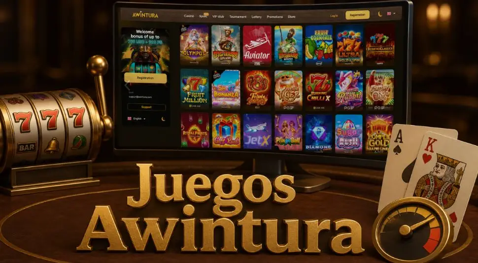 Casino Awintura con slots, mesas en vivo y juegos rápidos
