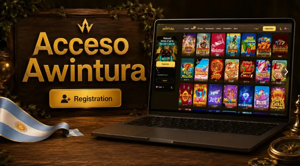 Awintura Argentina para registrarse y acceder a la plataforma